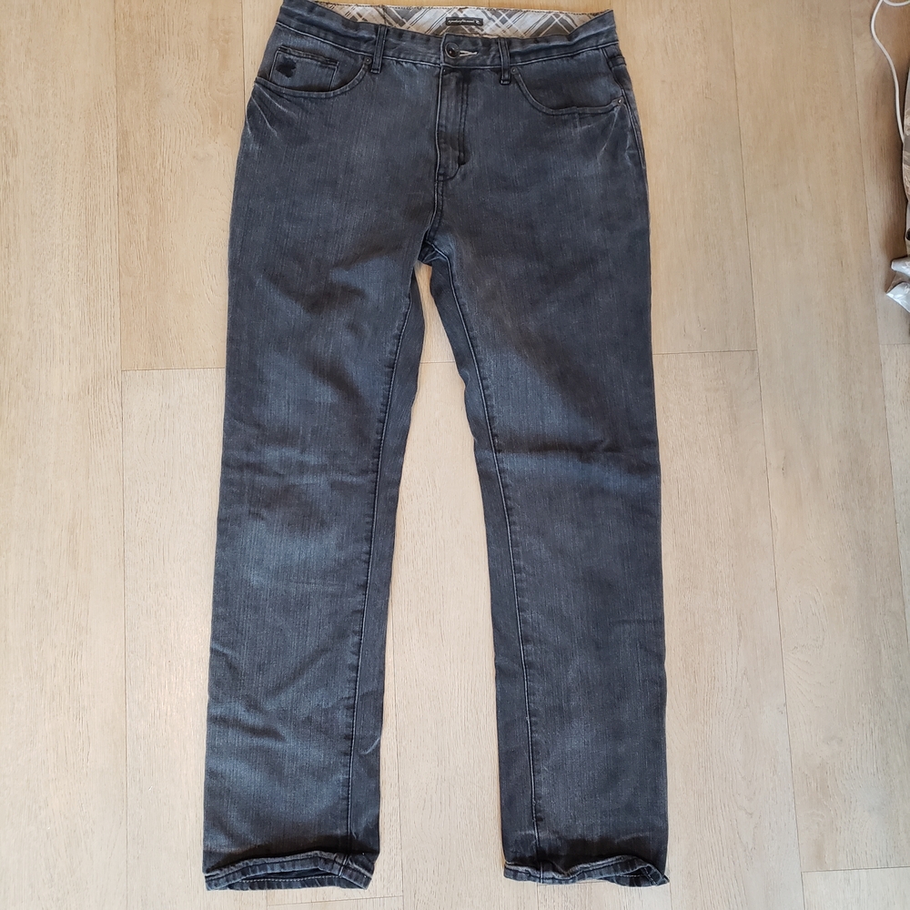 Rip Curl Y2K Faded Black Straight Jeans